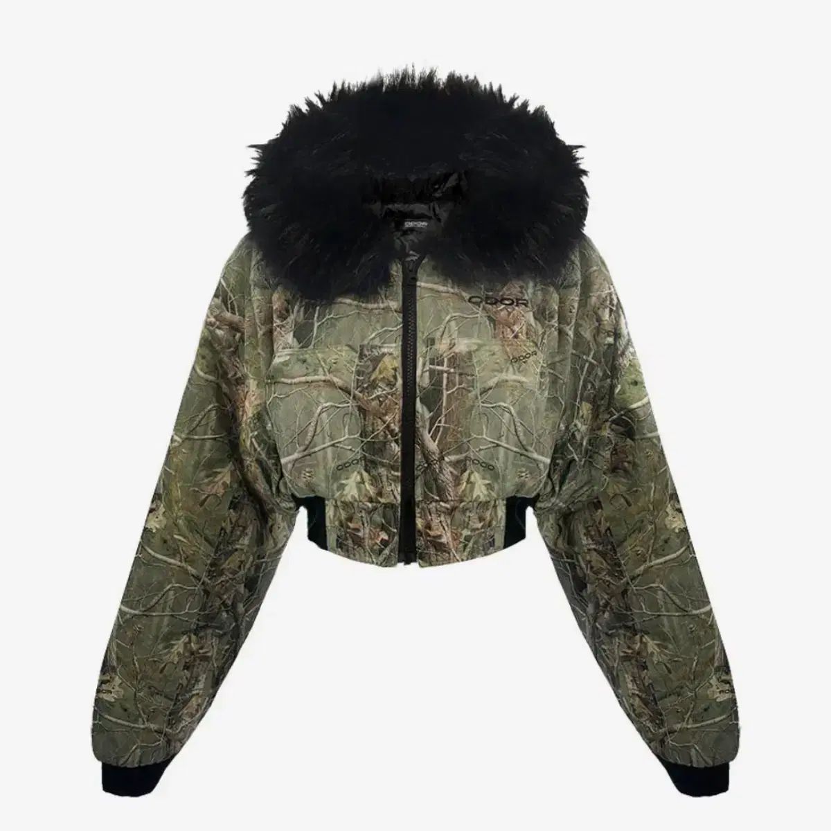 オドア forest fluffy jumper ツリーカモ リアルツリー ファージャケット