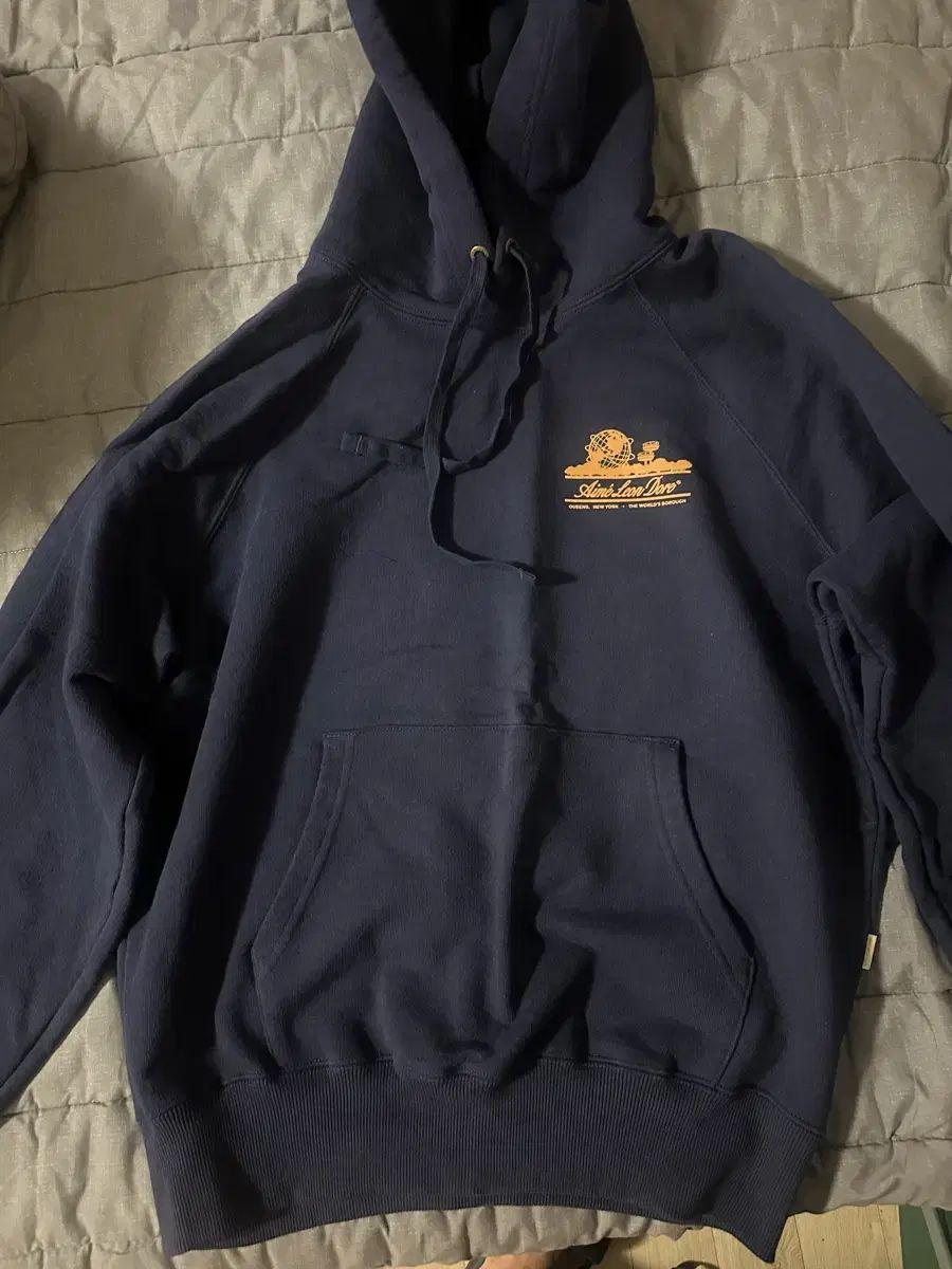 AIME LEON DORE エメレオンドレ ネイビー フーディー Tシャツ M 韓国 100