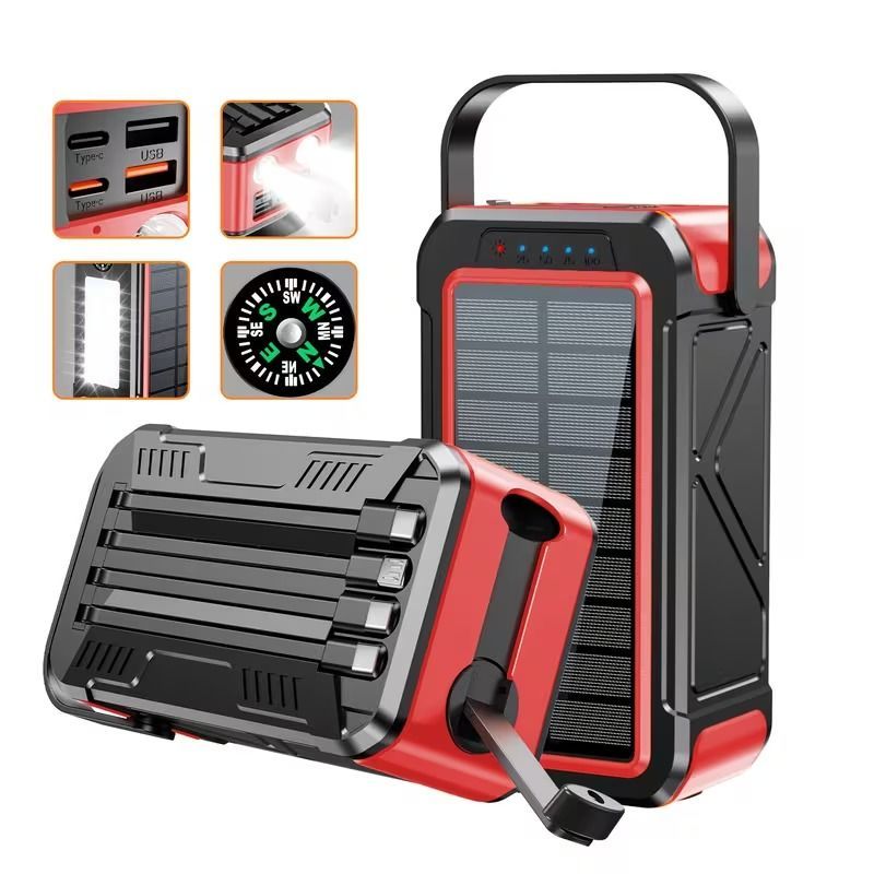 モバイルバッテリー ソーラー充電器 大容量80000mAh ソーラー