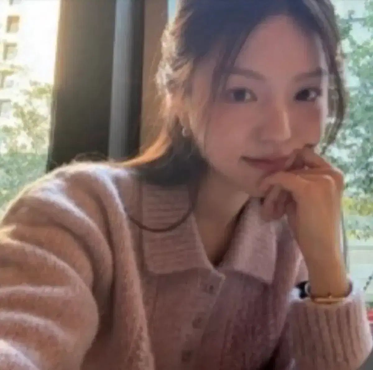 GED ライラック ニット soft bloom pullover