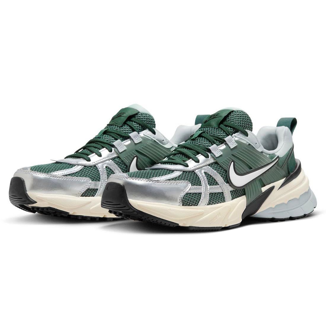 ナイキ V 2 K ラン RUN グレー|グリーン HJ 4497-300 26.5 cm