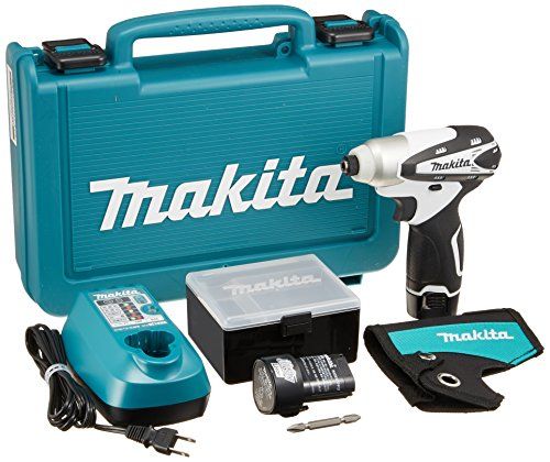 迅速に発送 マキタ Makita 充電式インパクトドライバ 10.8 V 1.3 Ah 白 バッテリー 付き