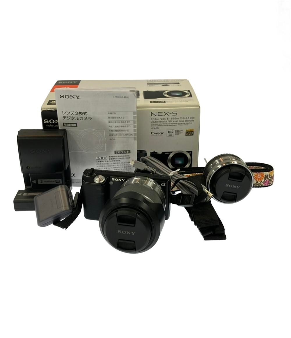 訳あり ソニー ミラーレス一眼カメラ NEX-5 ダブルレンズキット SONY