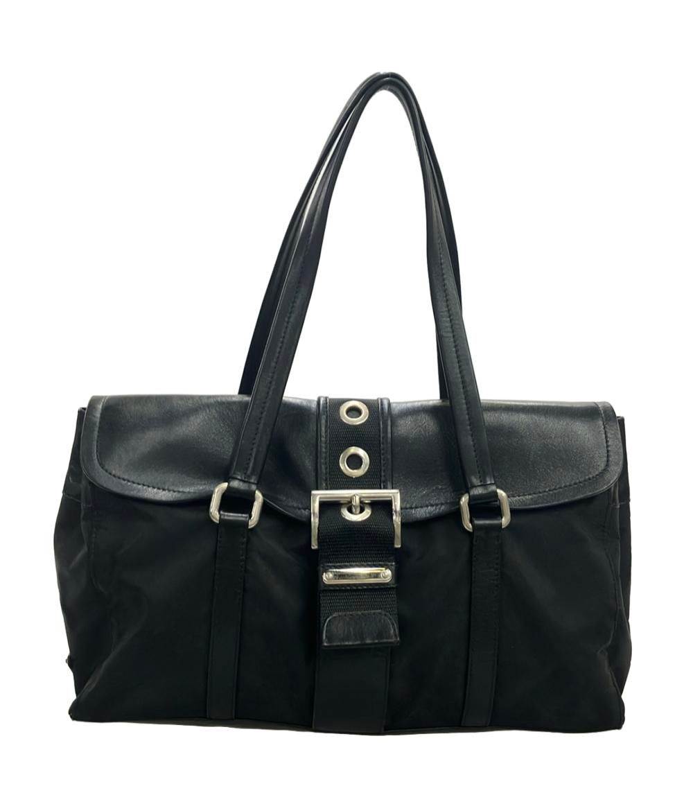プラダ ショルダーバッグ 肩掛け ナイロン レザー BR 2418 レディース PRADA
