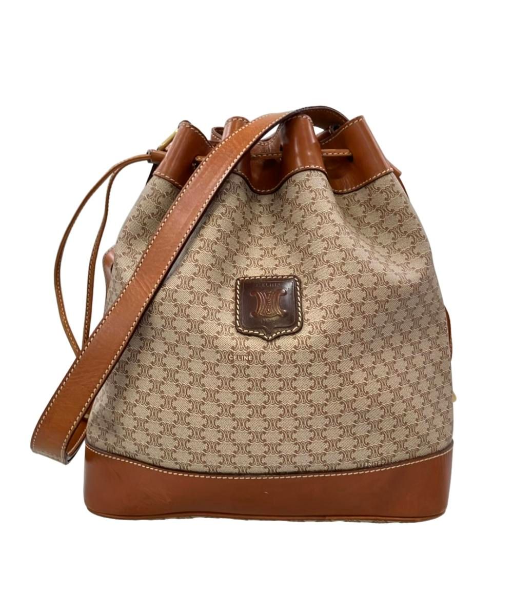 セリーヌ ショルダーバッグ 肩掛け 巾着バッグ マカダム レディース CELINE