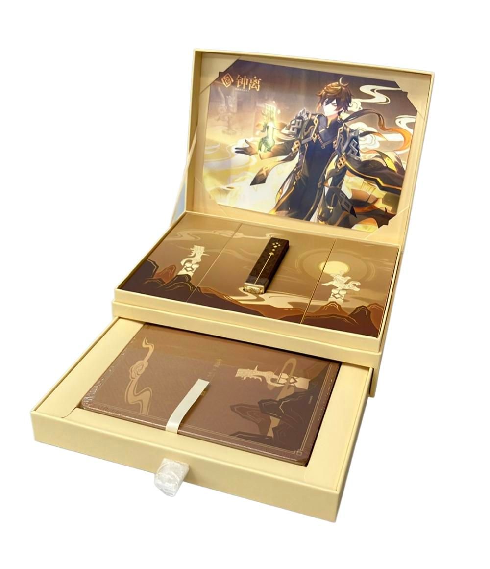 美品 三星堆博物館×原神 鍾離 風雅グッズボックス 文房具ボックス