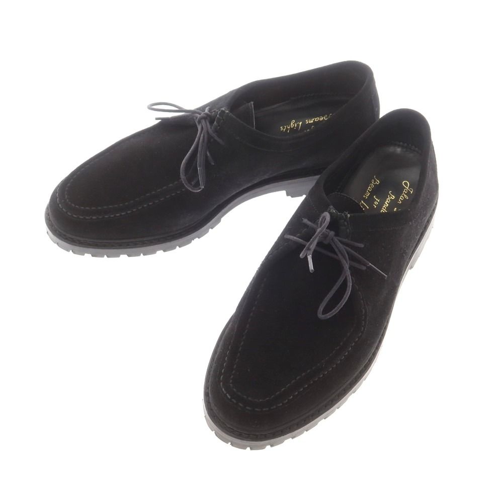 【中古】ジャランスリウァヤ JALAN SRIWIJAYA BEAMS LIGHTS別注 スエード チロリアンシューズ ブラック【サイズ8】【メンズ】