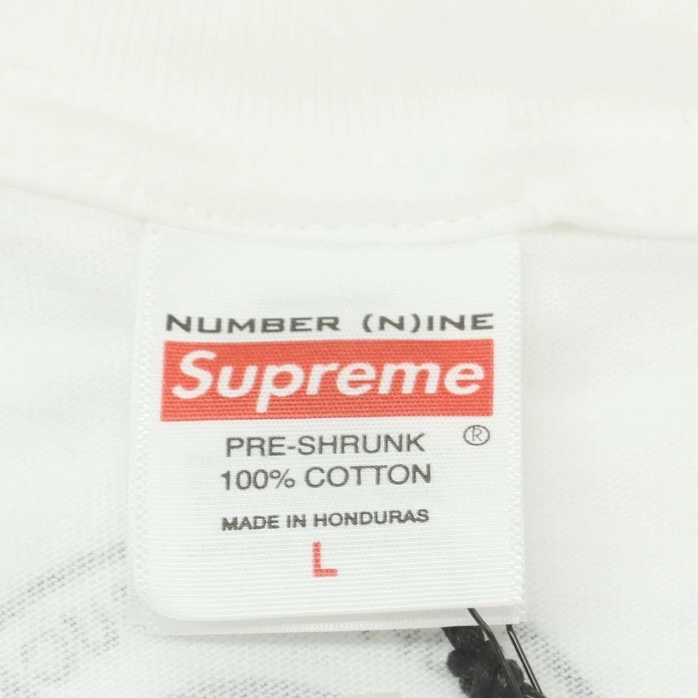  シュプリーム Supreme × Number N ine 秋冬 Manson Tee コットン 半袖Ｔシャツ ホワイト サイズL メンズ Tシャツ トップス