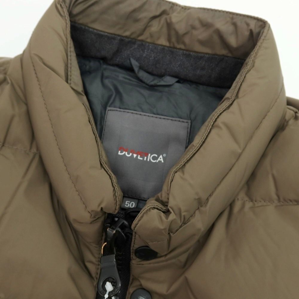 DUVETICA デュベティカ　ナイロンブルゾン　ダウン　サイズ42 カーキ DUVETICA デュベティカ ナイロンブルゾン ダウン サイズ42 カーキ