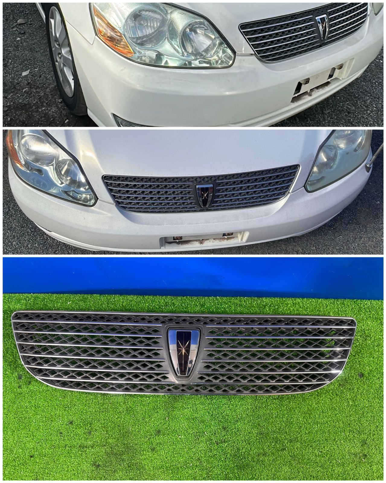 ZT-7476] 純正トヨタ マークII グランデ JZX110 H12年 フロントグリル