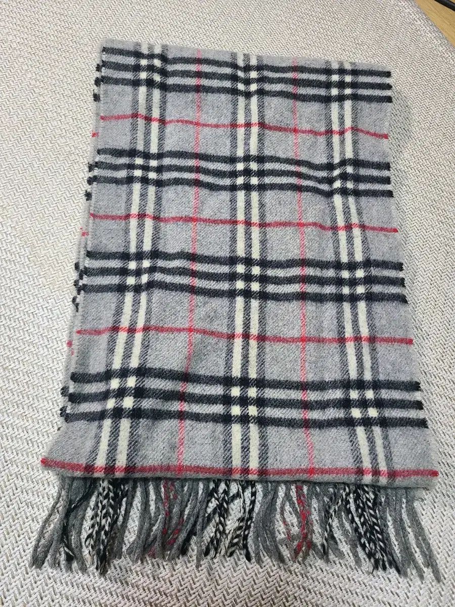 バーバリー クラシック チェック マフラー グレー