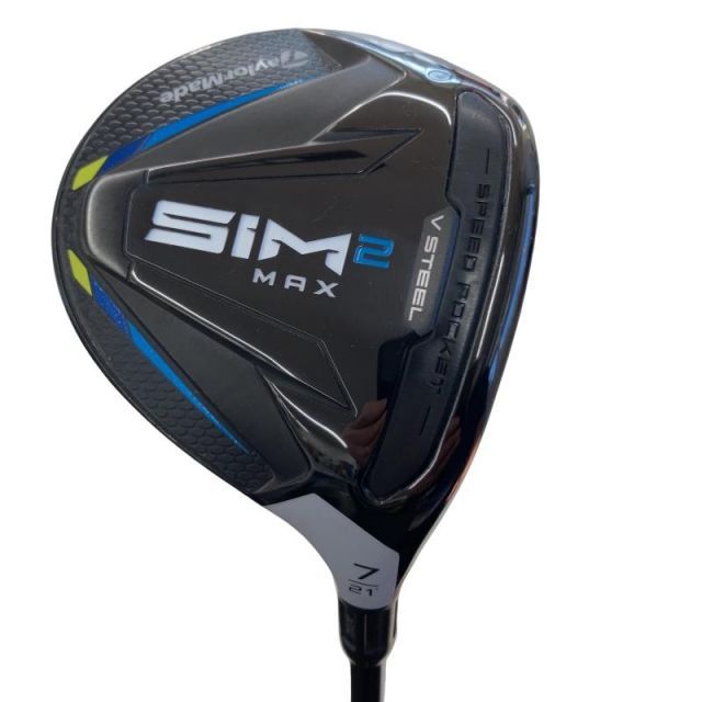 中古】 テーラーメイド SIM2 MAX 7W フェアウェイウッド FW リシャフト