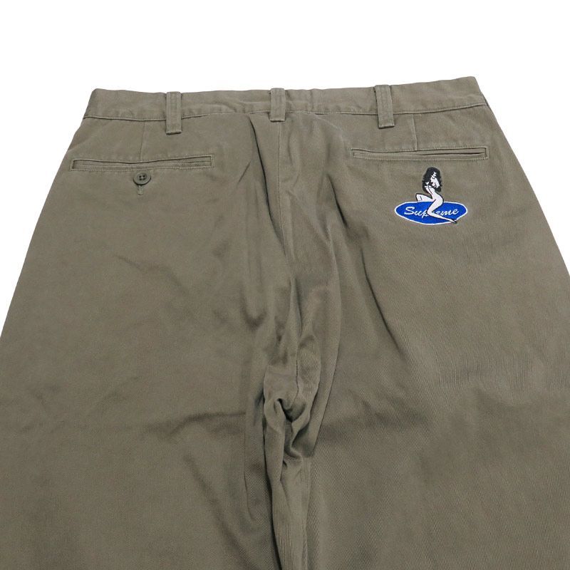 新品同様 SUPREME シュプリーム 23AW CHINO PANT チノ パンツ オリーブ