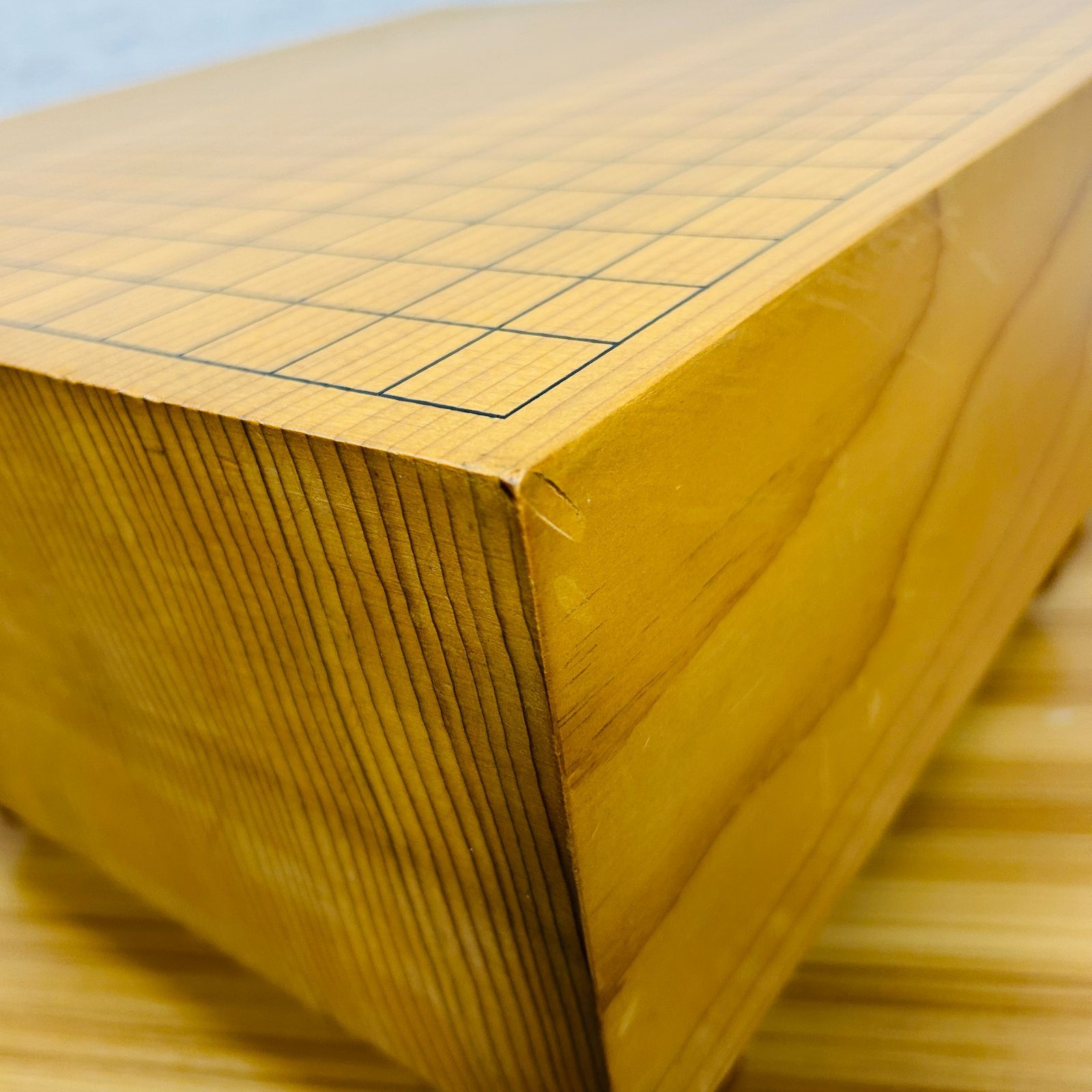 脚付碁盤 4.8寸 天地柾 柾目 ヘソ有り 19路盤 囲碁 天然木 12kg - メルカリ