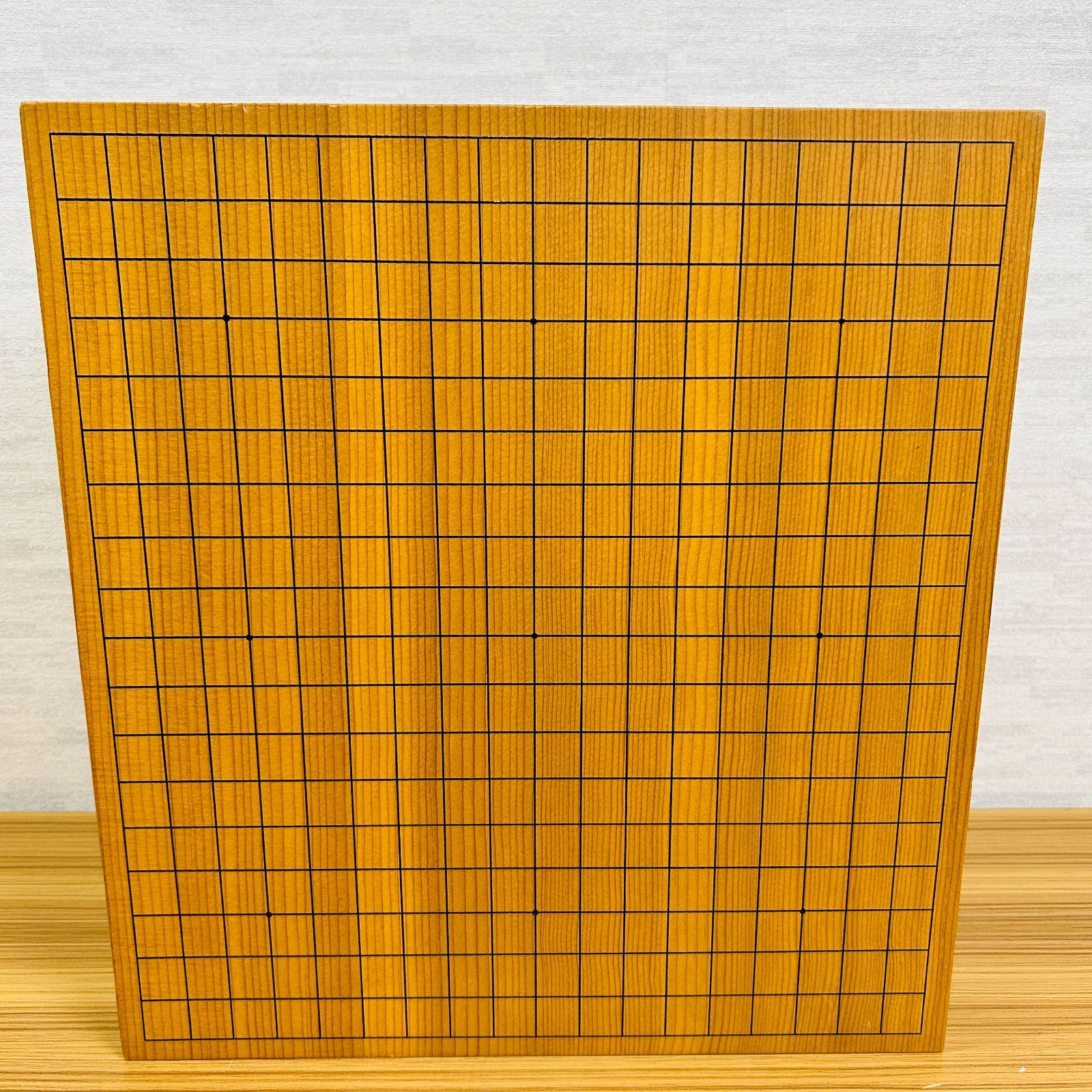 ★美品★ 囲碁 碁盤 天柾 柾目 ヘソ 脚付き 桐製盤覆い 脚付碁盤 4.8寸 天地柾 柾目 ヘソ有り 19路盤 囲碁 天然木 12kg - メルカリ