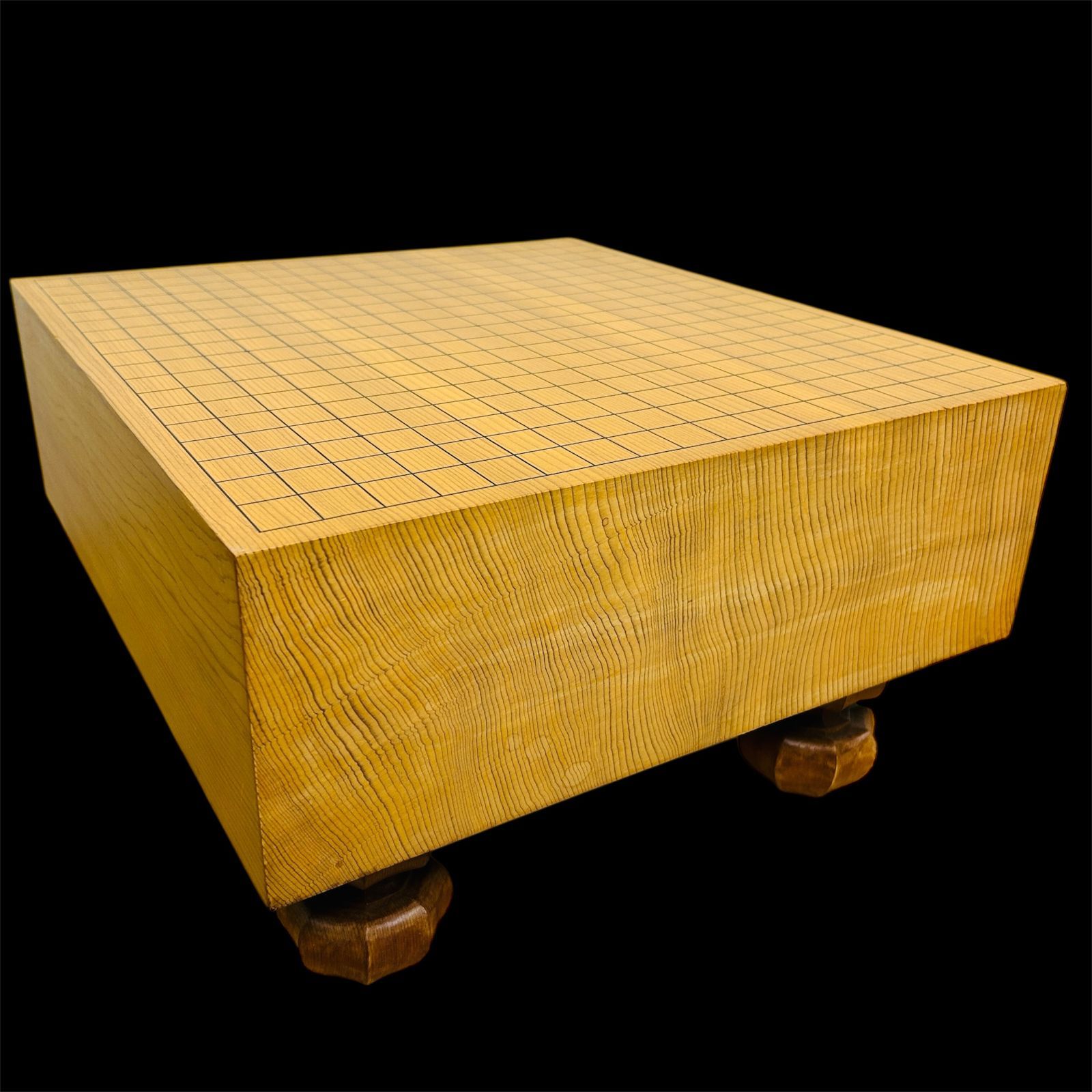 日向碁盤店 脚付碁盤 天地柾 柾目 囲碁 ヘソ有り 19路盤 日向碁盤店 脚付碁盤 天地柾 柾目 囲碁 ヘソ有り 19路盤 日向碁盤店 脚