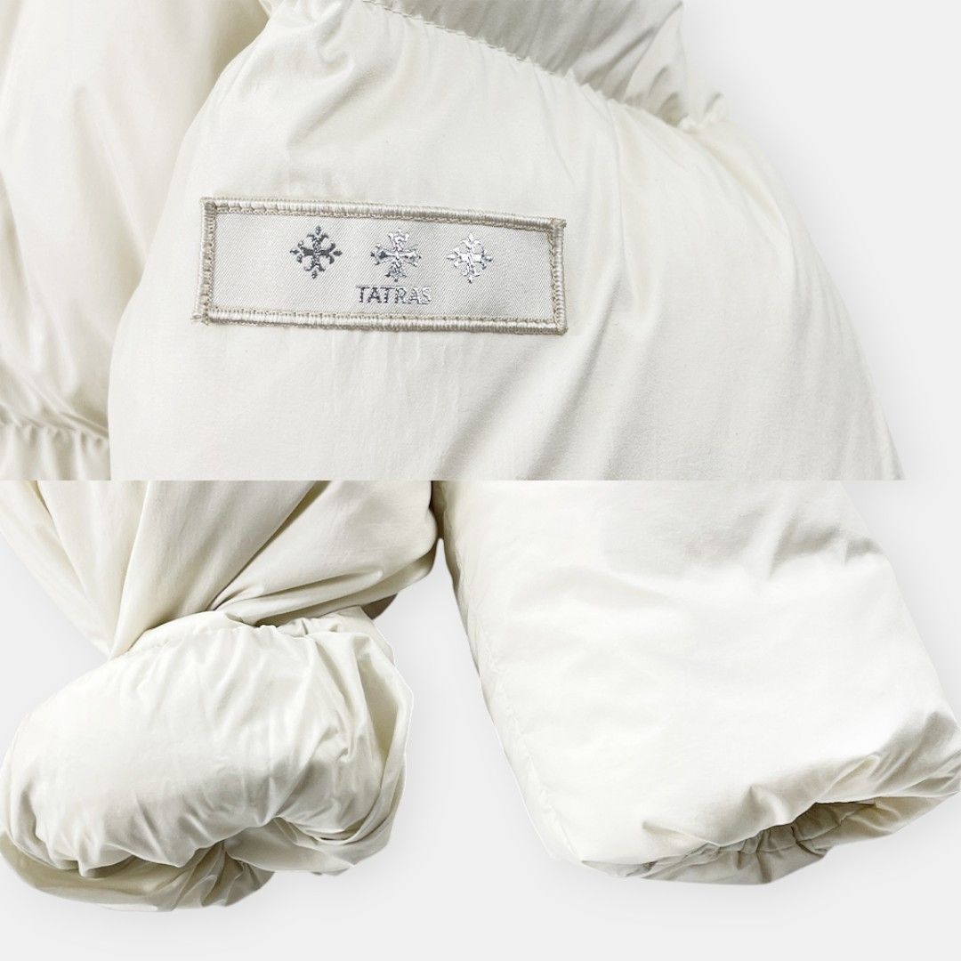  TATRAS GOFI 23 AW タトラス ゴフィ フード付き 軽量 ダウンジャケット 白 ホワイト 03 | J-NREUSE メンズ アウター ダウンジャケット ジャケット アウター