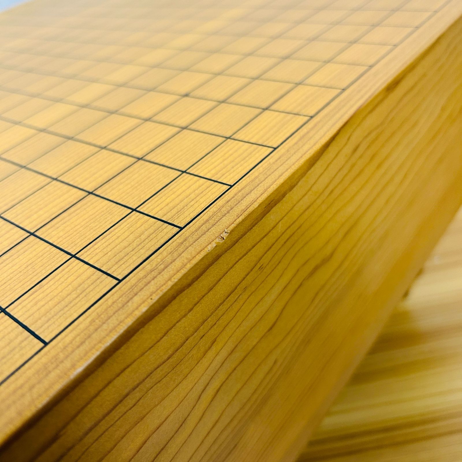 脚付碁盤 4.8寸 天地柾 柾目 ヘソ有り 19路盤 囲碁 天然木 12kg - メルカリ