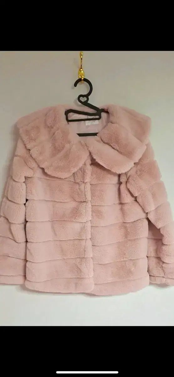 インディーピンク ファー ジャケット