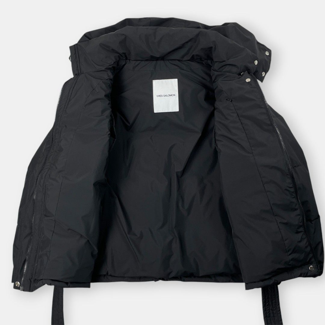 美品 YVES SALOMON イブ サロモン 23AW ファー ベルト付き 2in1 ダウン