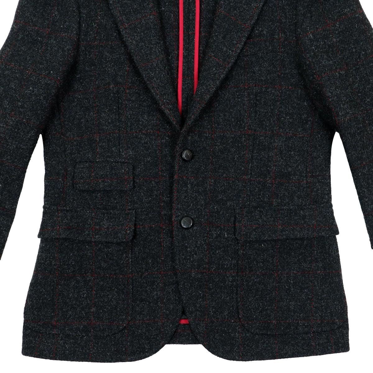 S3656】【新品同様】【日本製】NEWYORKER×HARRIS TWEED ニューヨーカー