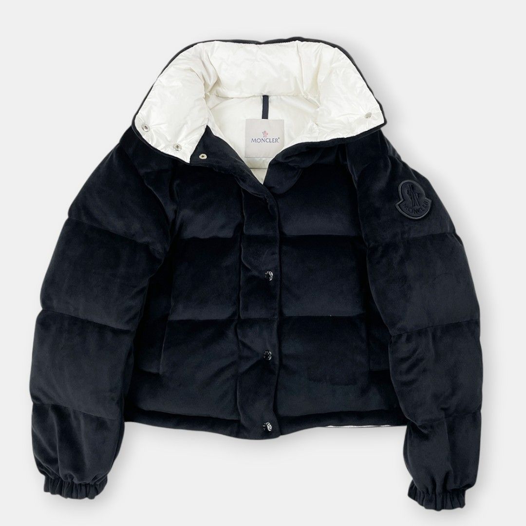 希少 MONCLER DAOS 23AW モンクレール ベロア調 ショート ダウン