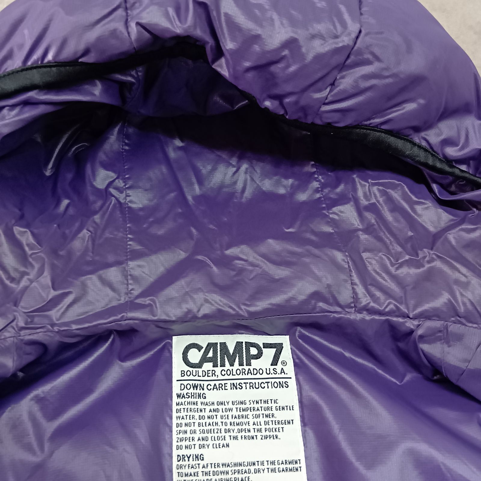 CAMP7 キャンプセブン ダウンベスト パープル サイズXL5 - メルカリ