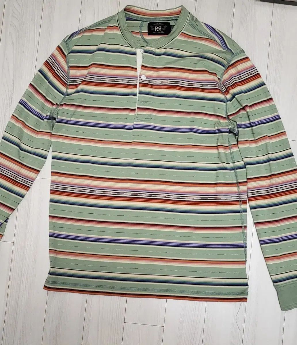 RRL ダブルアールエル ジャカード ヘンリー M ポロ星条旗ニット