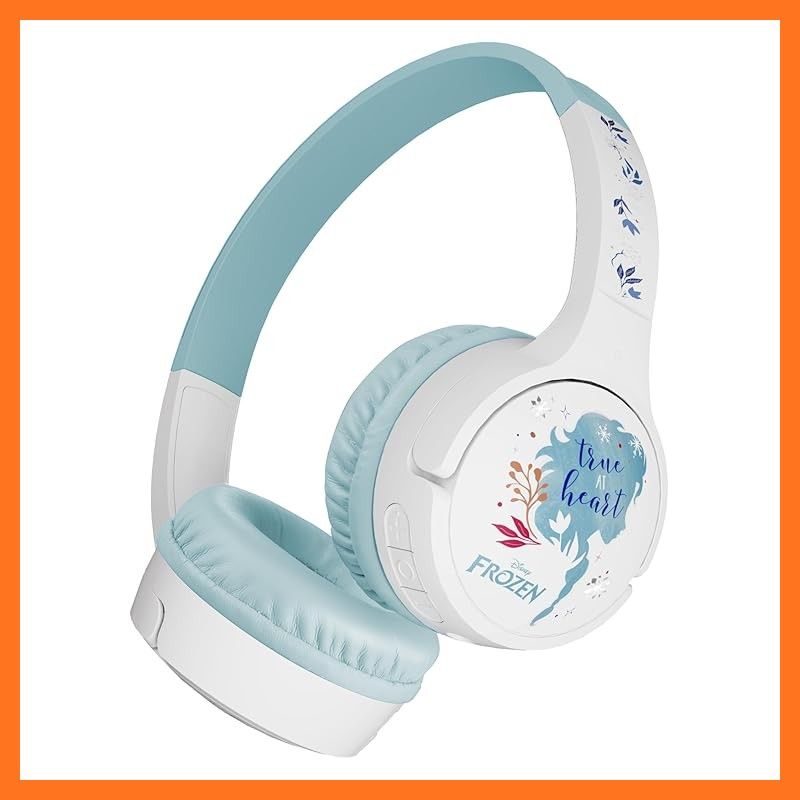 ディズニー創立100周年 アナと雪の女王 Belkin 子供用 ワイヤレスヘッドフォン ヘッドセット 通話マイク搭載 音量制限機能 ボイスチャット マイク付き 最大30時間連続再生 Bluetooth 5.0 防水対応 有線接続にも対応 3.5 mmオ