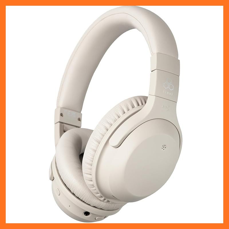 final UX 2000 ノイスキャンセリング搭載Bluetoothヘッドホン Bluetooth 5.3 低遅延 60 h再生時間 Cream