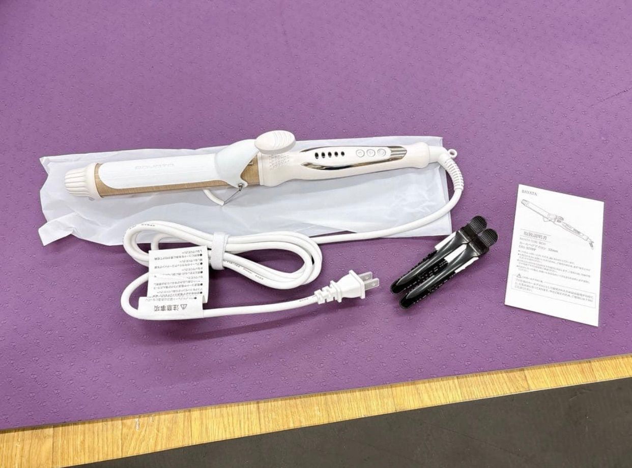 BAYATA コテ 32MM ヘアアイロン カールアイロン シルクプロコテ - メルカリ