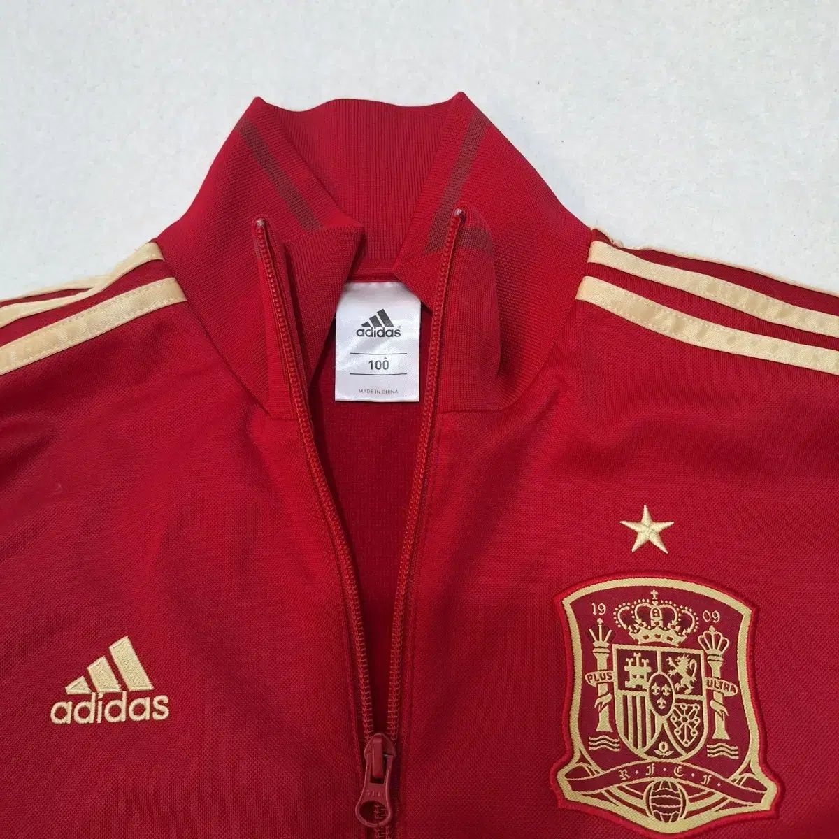 アディダス スペイン バーガンディ GOLD オーバーサイズ ジャージ 100