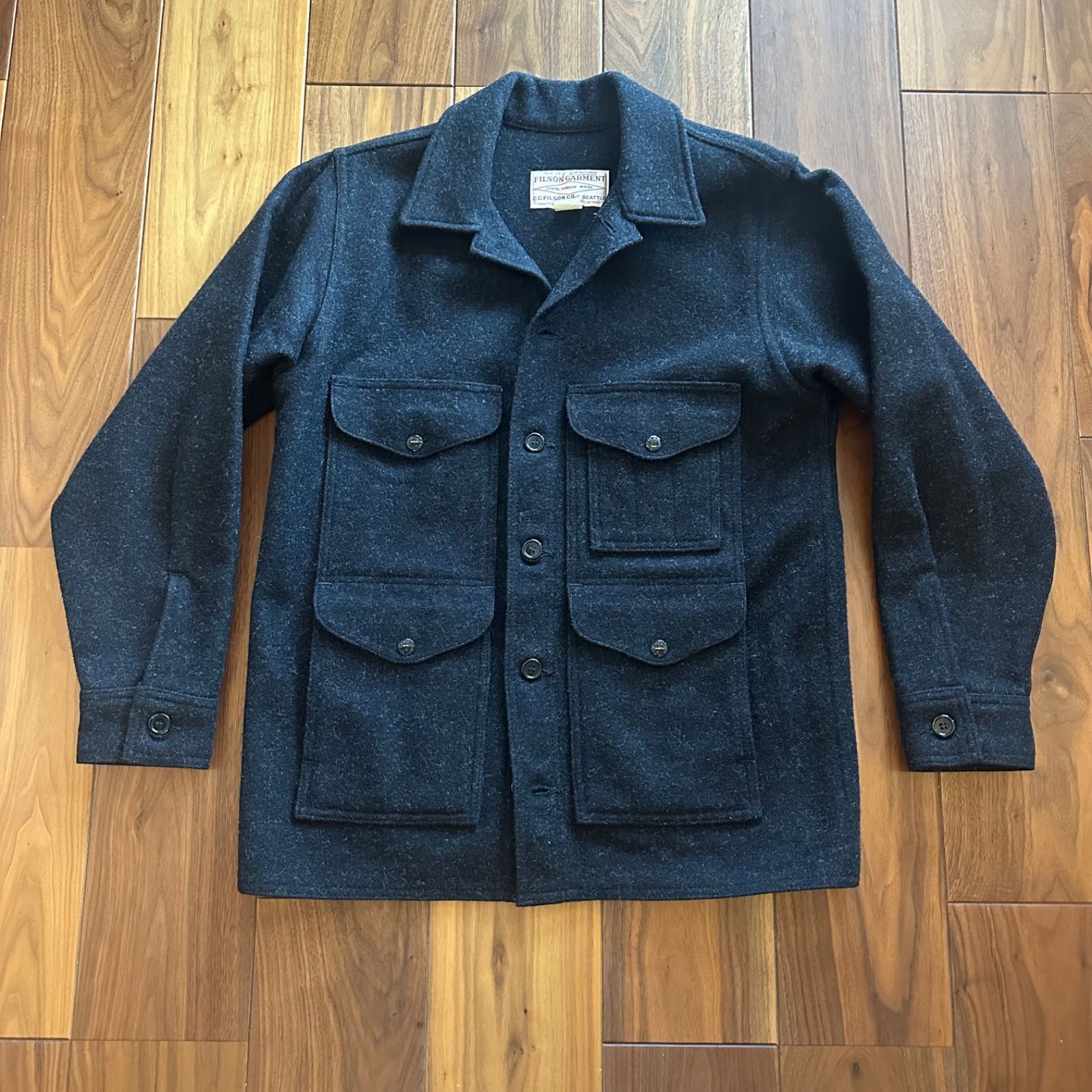 FILSON フィルソン マッキノークルーザー | Mackinaw Cruiser ウールジャケット38 チャコール