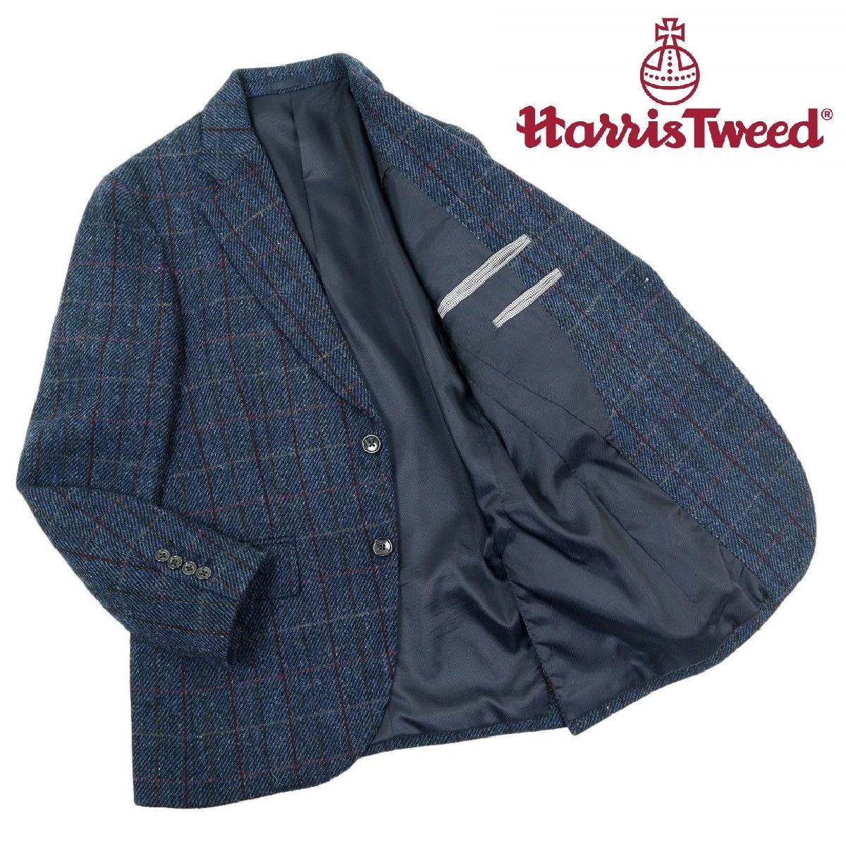 S 3662 HARRIS TWEED ハリスツイード テーラードジャケット ウールジャケット サイズM