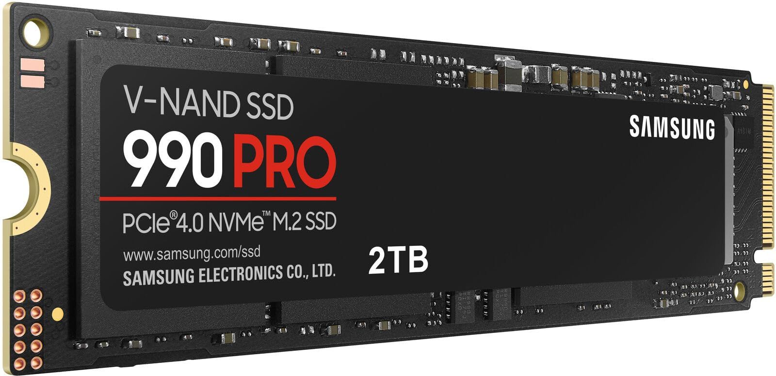 Samsung 990 PRO SSD 2TB PCIe 4.0 M.2 内蔵ソリッドステートハードドライブ ゲーム/熱制御/ダイレクトストレージ/メモリ拡張 ビデオ編集用 ヘビーグラフィック MZ-V9P2T0B/AM [並行輸入品]
