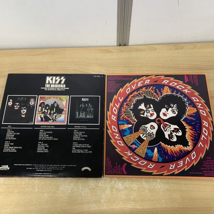 △01)【1点限り!】KissのLPレコード 2点セット/キッス/キス/地獄の