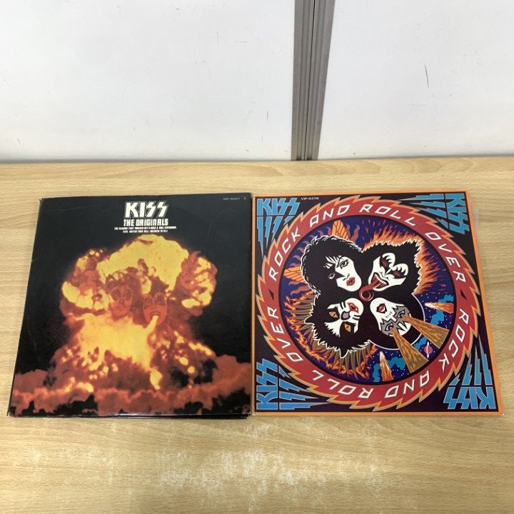 △01)【1点限り!】KissのLPレコード 2点セット/キッス/キス/地獄の