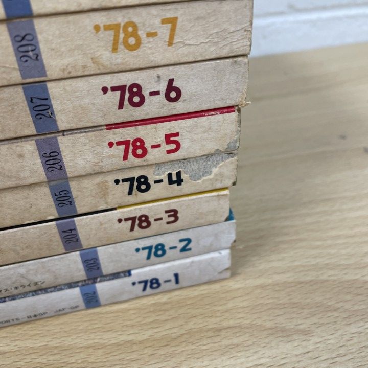 △01)【1点限り!】CAR GRAPHIC 1978年/1年分 全12冊セット/カー