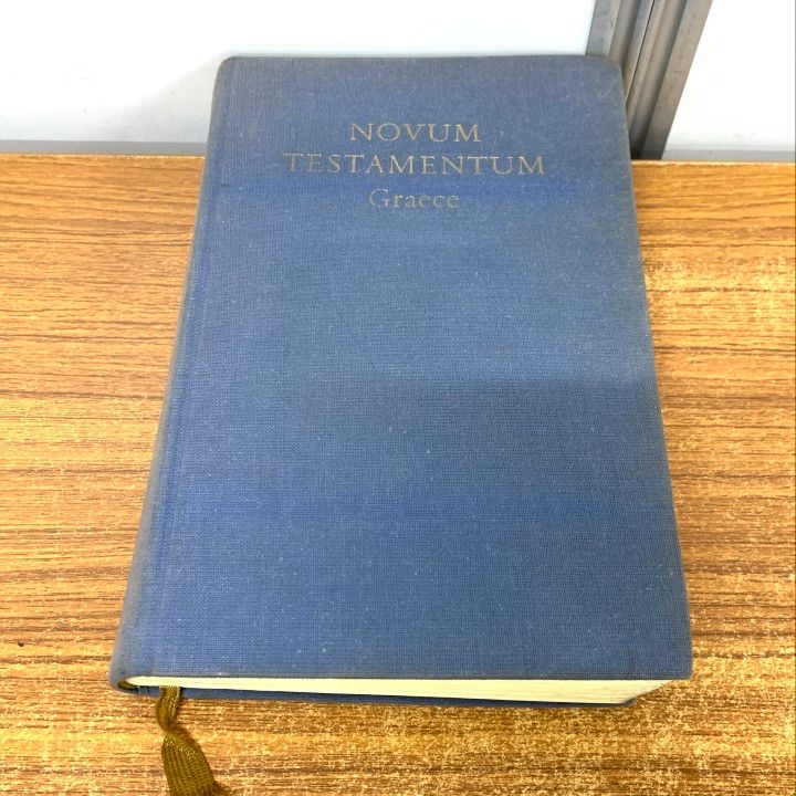 △01)【1点限り!】新約聖書 ギリシャ語 洋書/NOVUM TESTAMENTUM/1971年