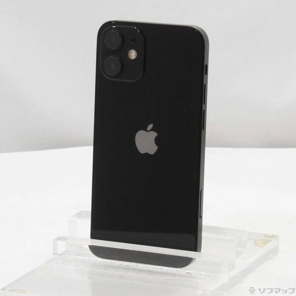 中古品〕 iPhone12 mini 256GB ブラック MGDR3J／A SIMフリー【377