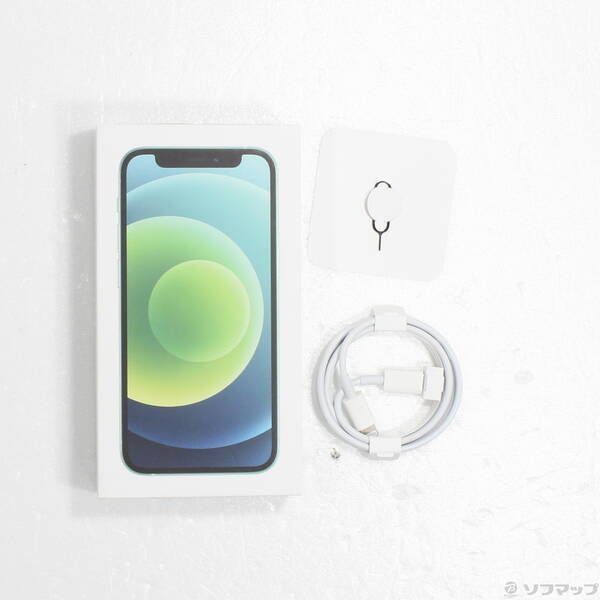 中古品〕 iPhone12 mini 64GB グリーン MGAV3J／A SIMフリー【297