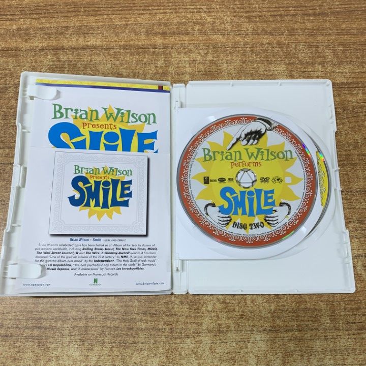ブライアン・ウィルソン/スマイル DVD〈2枚組〉日本盤bryan wilson ○01)【1点限り!】Brian Wilson Presents Smile/ブライアン