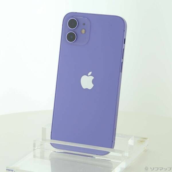 中古品〕 iPhone12 128GB パープル MJNJ3J／A SIMフリー【276