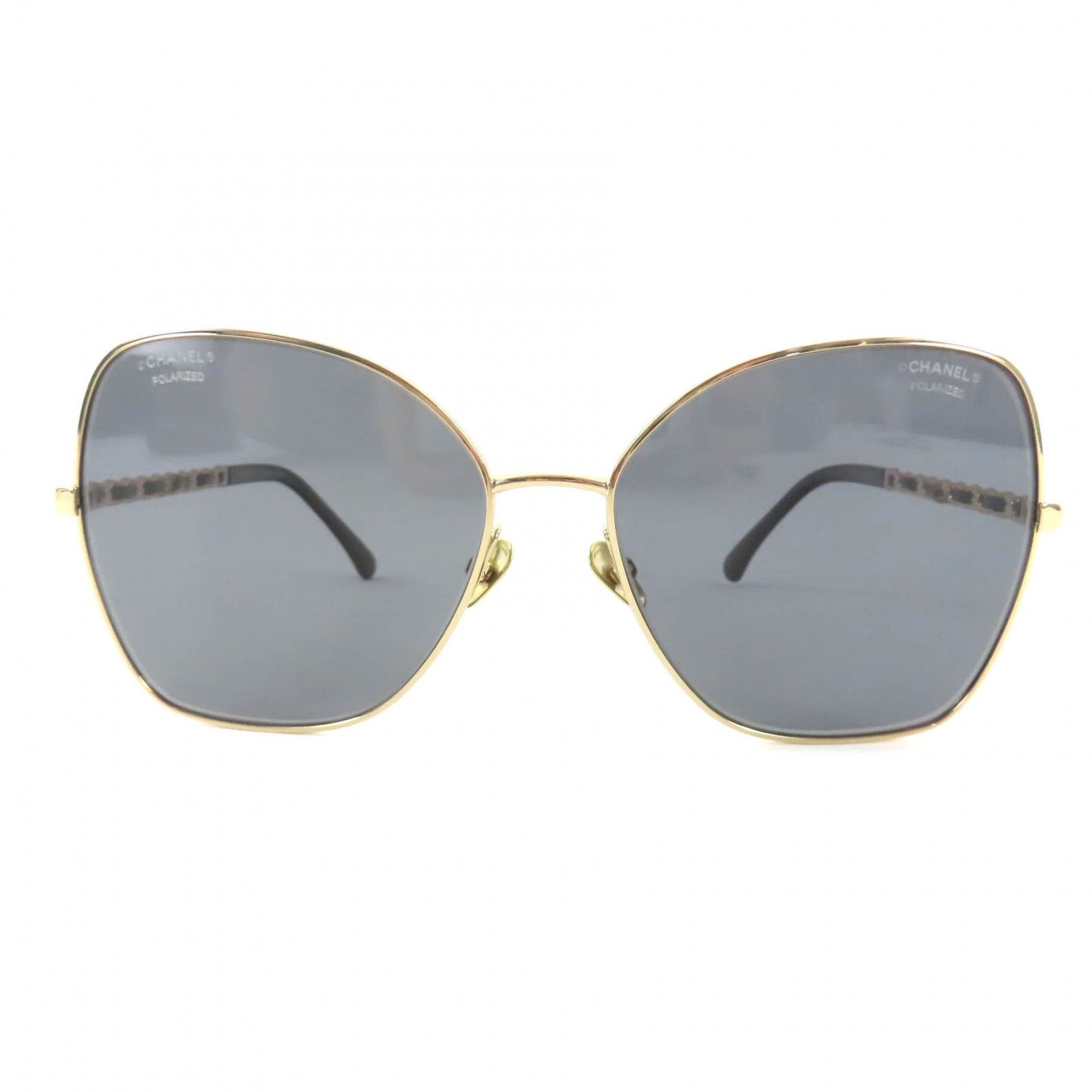 極美品◇CHANEL シャネル 4274Q ー ココマーク サングラスチェーン付き