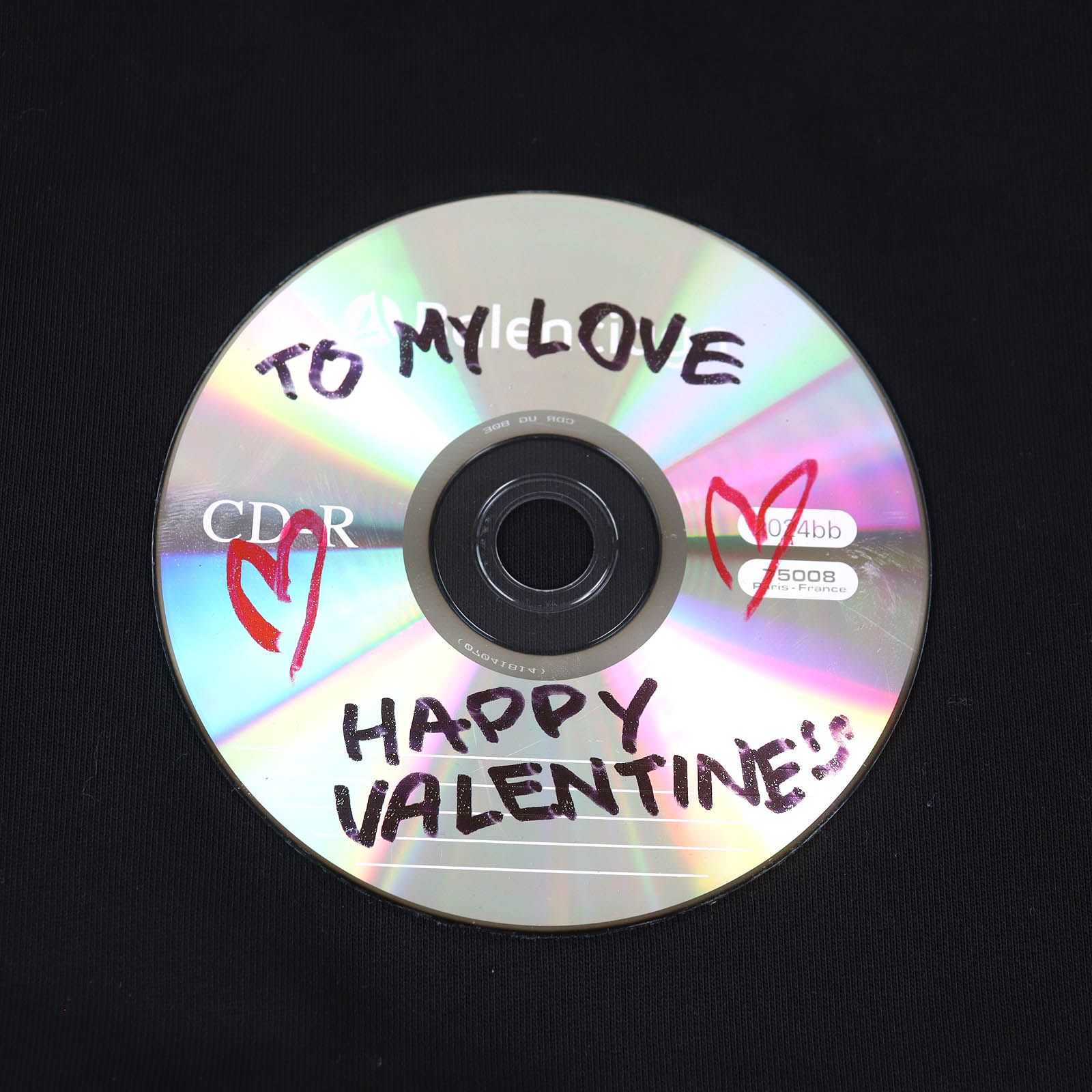 未使用品△BALENCIAGA バレンシアガ 739024 VALENTINE CD HOODIE