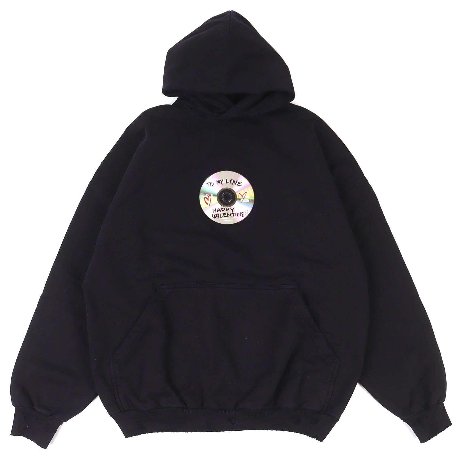 未使用品△BALENCIAGA バレンシアガ 739024 VALENTINE CD HOODIE
