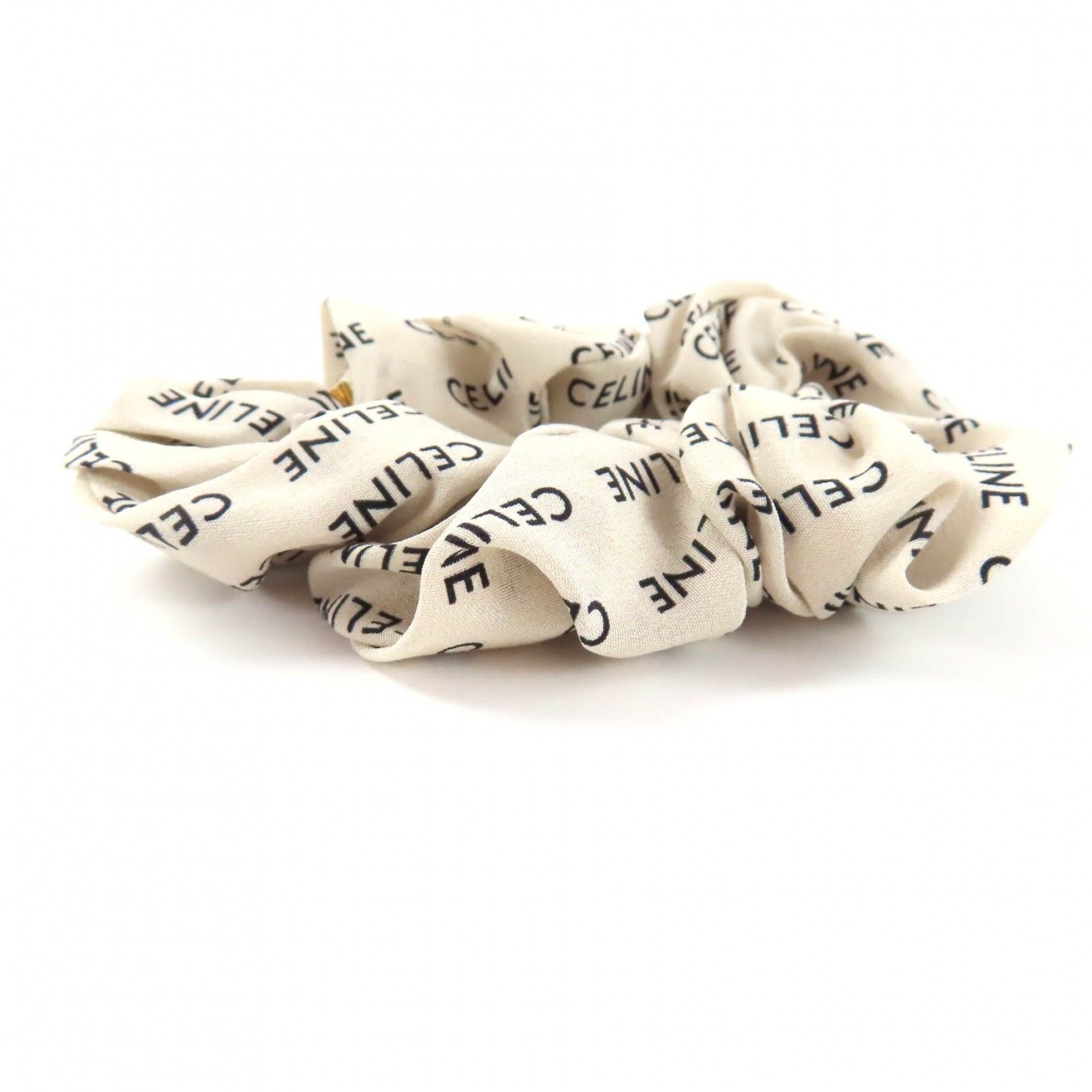 CELINE セリーヌ トリオンフ シュシュ ロゴ シルク CELINE セリーヌ トリオンフ シュシュ ロゴ シルク セリーヌ