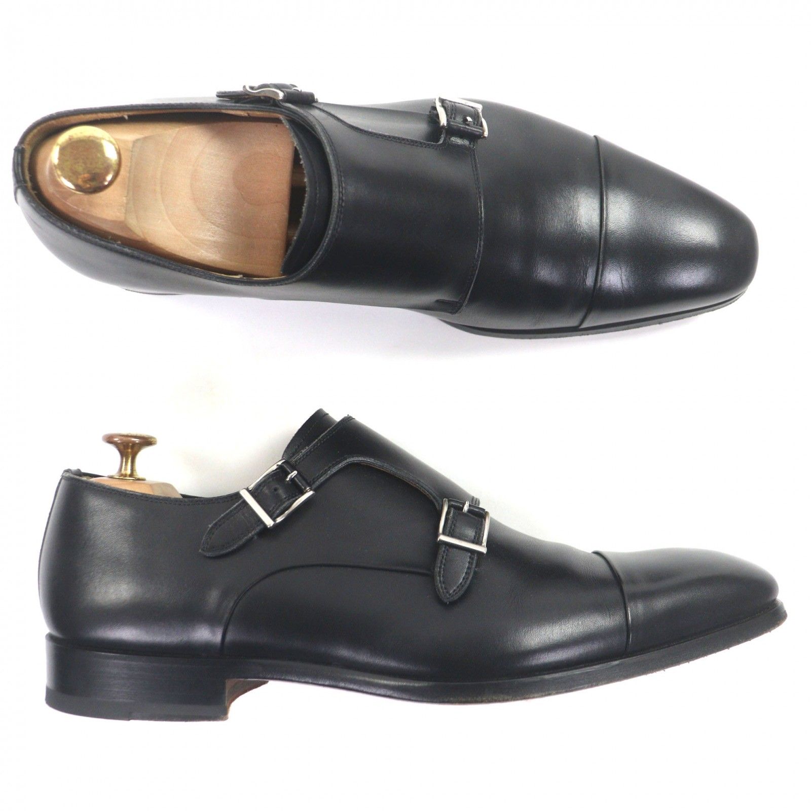 極美品▽MAGNANNI マグナーニ ストレートチップ ダブルモンク