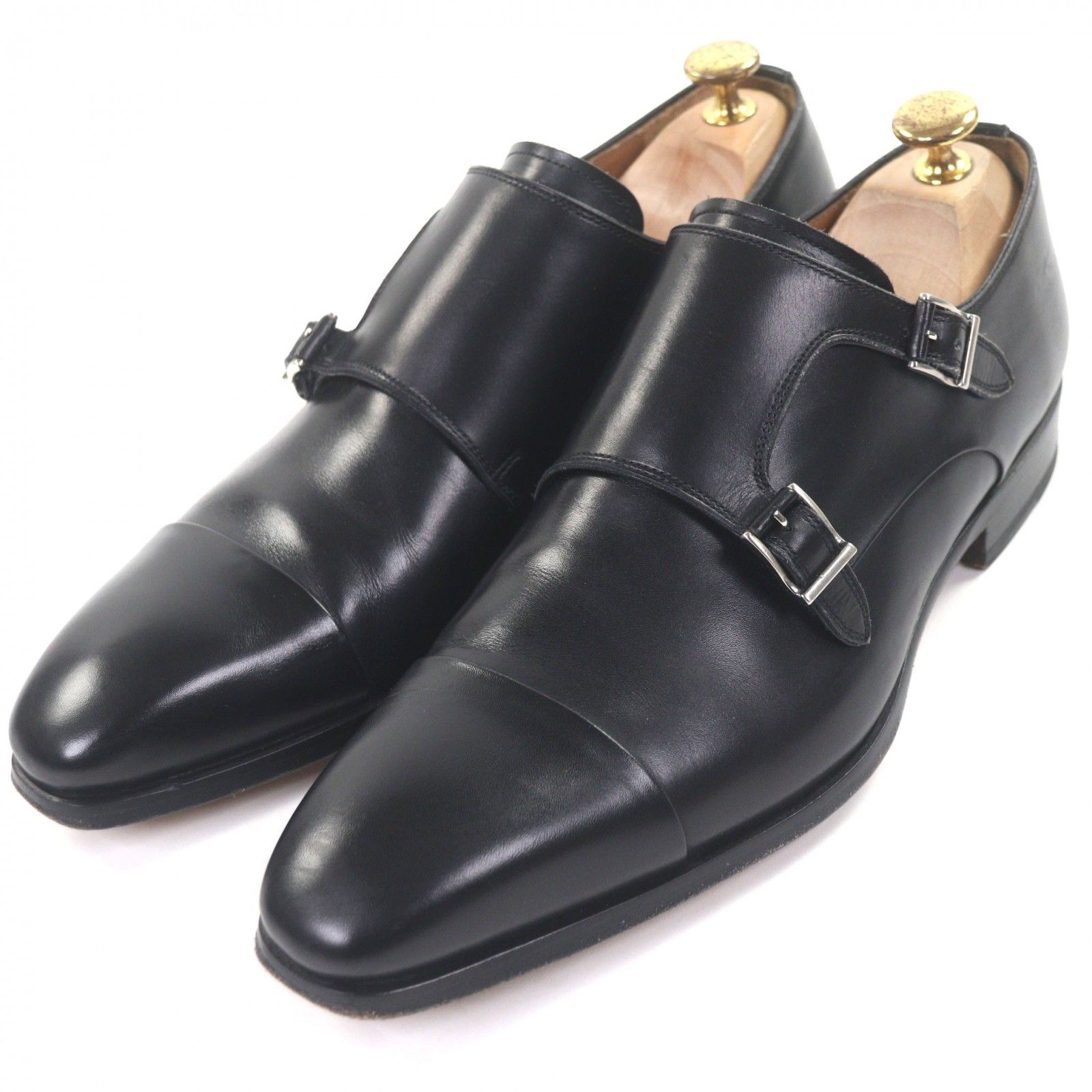 極美品▽MAGNANNI マグナーニ ストレートチップ ダブルモンク
