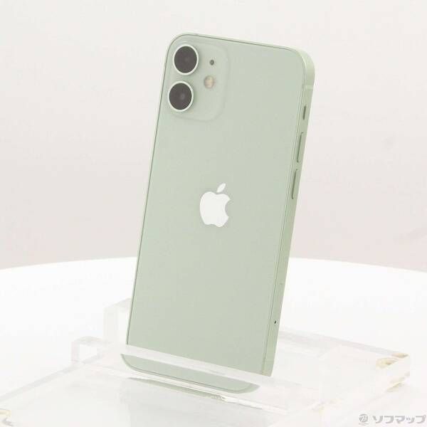 中古品〕 iPhone12 mini 64GB グリーン MGAV3J／A SIMフリー【258】